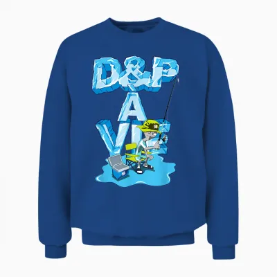 D&p for Life - Exclusive to Ufo Fishermen T-Shirt, Black, S Unisex Sweatshirt - Royal