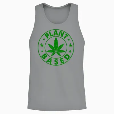 Plant Weed Kostüm Cannabis Marihuana Grower 420 Unisex Tank Top - Sport Grey