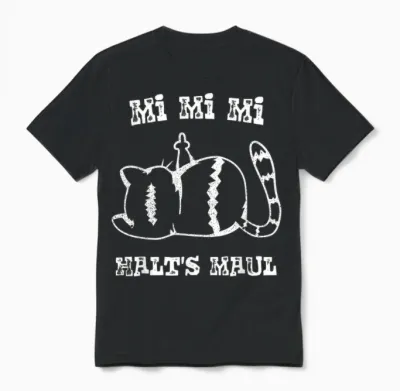 Mi Mi Mi - Halts Maul - Gejammer, Jammern, Genervte Katze Unisex T-Shirt - Black