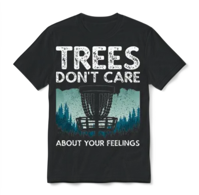 Disc Golf Design for Men Women Disc Golf Player Unisex T-Shirt - Black