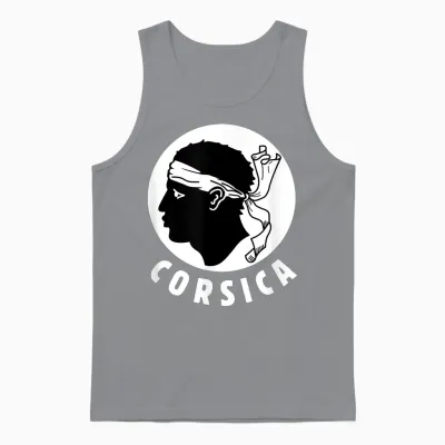 Corsica Corsica Lovers Moorish Head 2a 2b Gang Unisex Tank Top - Sport Grey