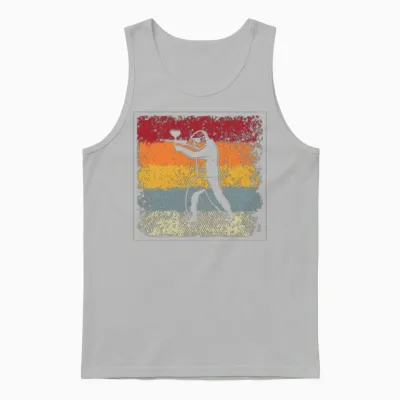 Paintball Retro Unisex Tank Top - Ash