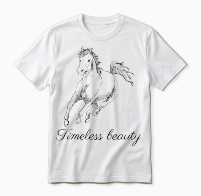 Arabian Horse - 17 Lovers Gift Unisex T-Shirt in White