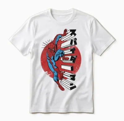 Portrait of Spider-Man Spider-Man Spider-Man Unisex T-Shirt - White