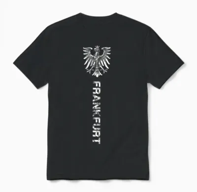 Frankfurt Ultras Frankfurt T-Shirt for Men and Women, Black Unisex T-Shirt - Black