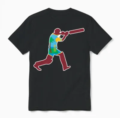 West Indies Cricket Unisex T-Shirt - Black