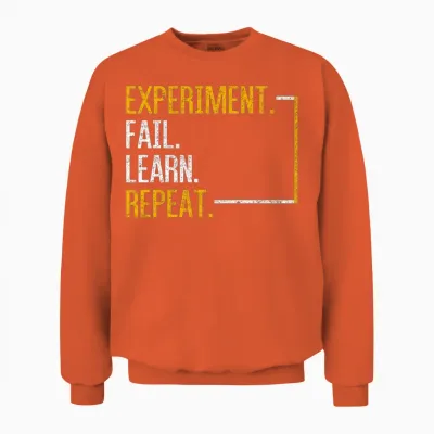 Physics Scientist Unisex Sweatshirt - Orange