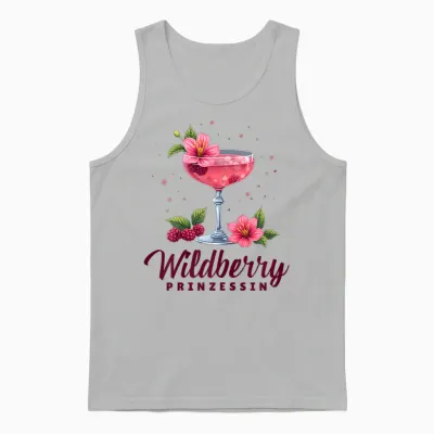 Wildberry Princess Costume I Summer Cocktail Party Women's T-Shirt, White Unisex Tank Top - Ash