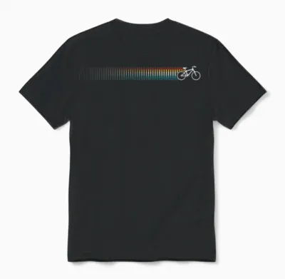 Bicycle Retro Unisex T-Shirt - Black