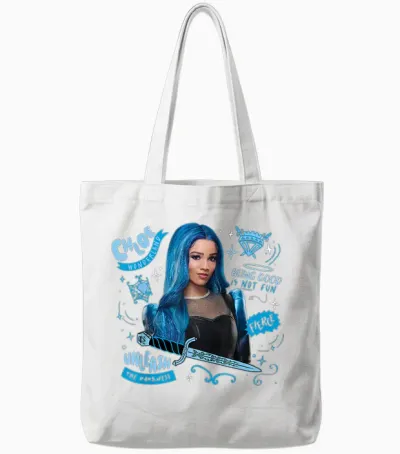 Disney Descendants: Wicked Wonderland Chloe Charming Fierce Tote Bags - White
