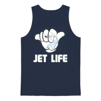 Jet Life. Unisex Tank Top - Navy – 1
