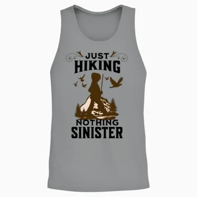 Just Hiking Unisex Tank Top - Sport Grey