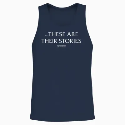 Law & Order: Svu These Are Their Stories T-Shirt Small Unisex Tank Top - Navy