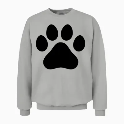 Dog Paw Unisex Sweatshirt - Ash