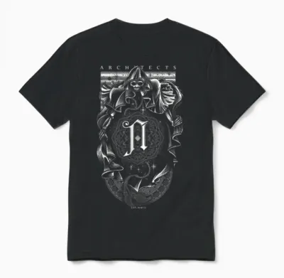 Architects - Official Product - Cosmic Reaper Unisex T-Shirt - Black