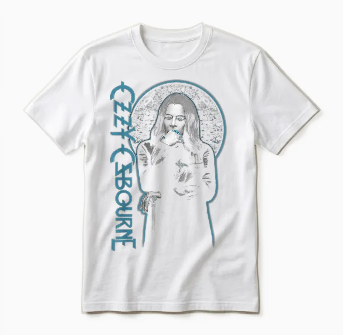 Ozzy Osbourne Patient Nummer 9 Unisex T-Shirt in White