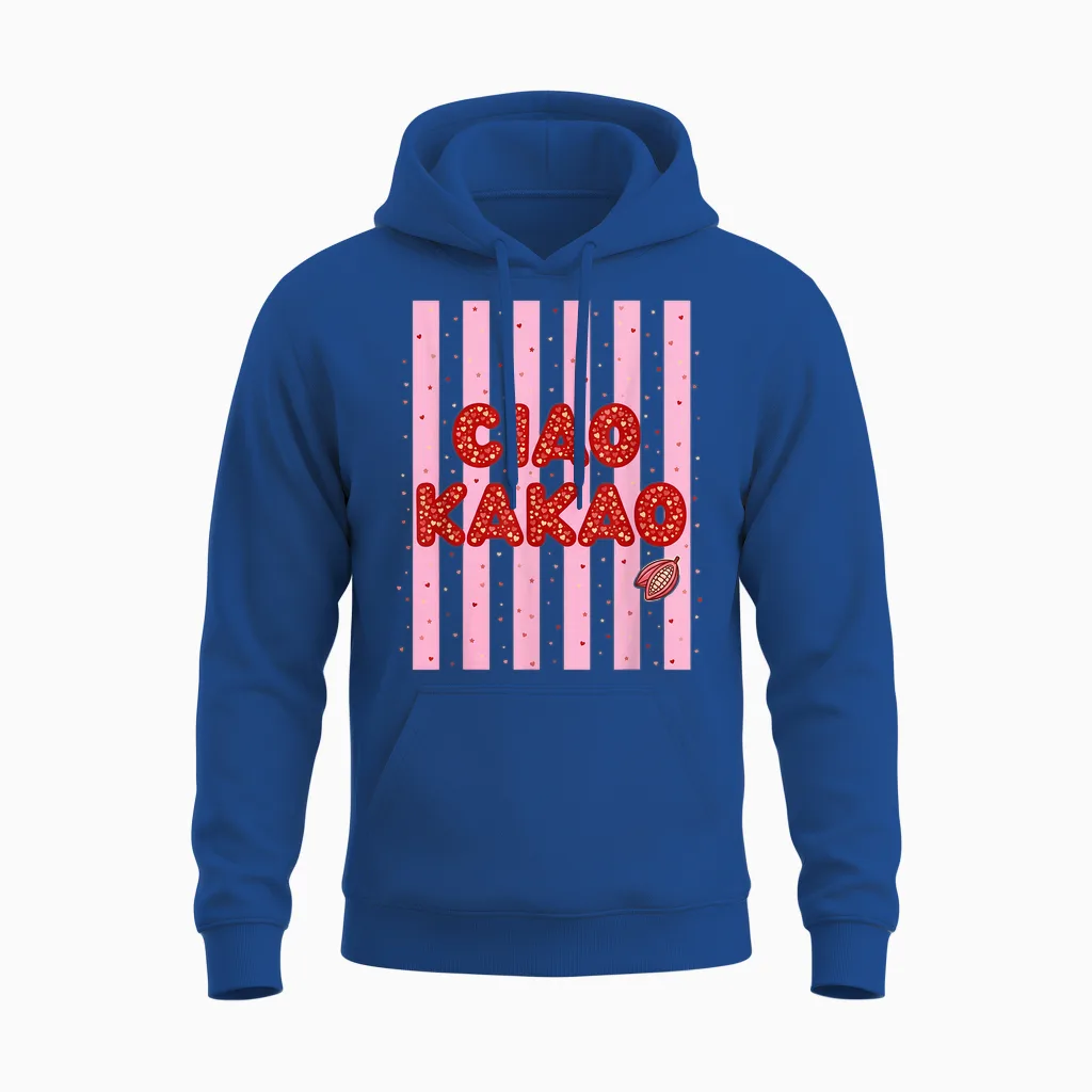 Ciao Kakao Fun Kinder Frauen Unisex Hoodie in Royal
