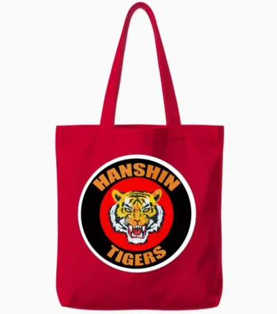Hanshin Tigers Tote Bags - Red