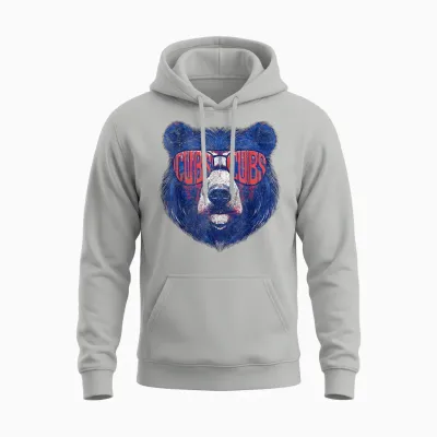 Cubs Wearing Sunglasses Vintage Design for Men Women Unisex Hoodie - Ash