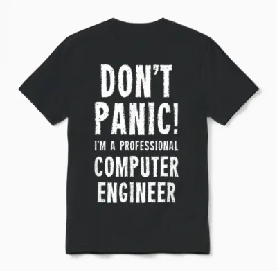 Computer Engineer Unisex T-Shirt - Black