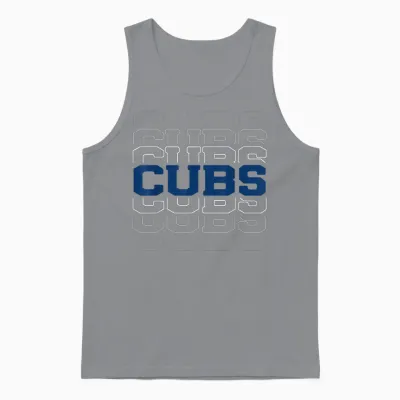 Vintage Cubs Name Retro Design for Men Women And Unisex Tank Top - Sport Grey