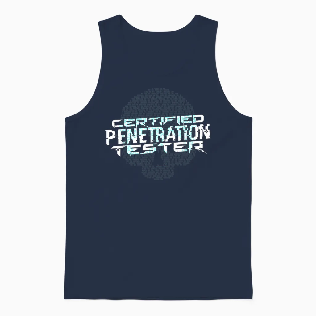 Hacker Ethical Hacker Ethical Hacker Certified Ethical Hacker T-Shirt, Black, S Unisex Tank Top in Navy