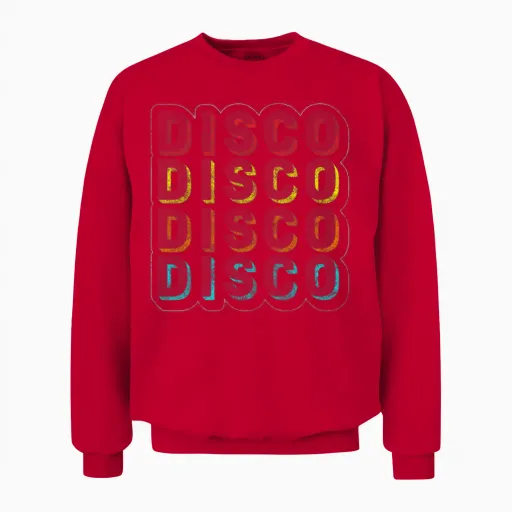 Retro Cool Player Unisex Sweatshirt in Red