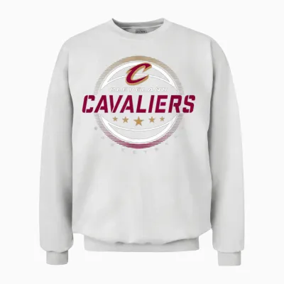 Nba Cleveland Cavaliers the Rock Unisex Sweatshirt - White