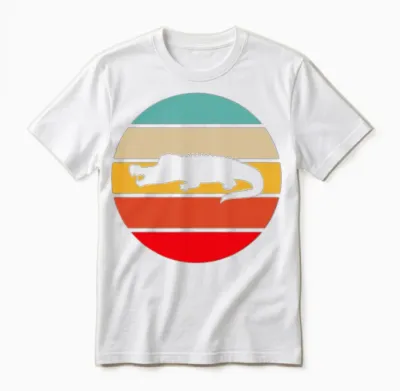 Crocodile Retro Unisex T-Shirt - White