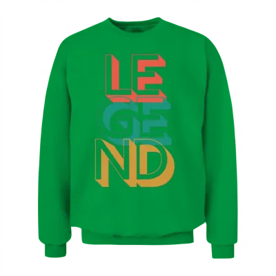 Retro Legend Unisex Sweatshirt - Irish Green