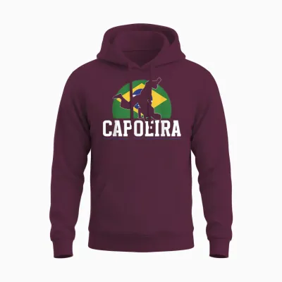 Capoeira Kampfsport Brasilianisch Hobby Training Capoeira Unisex Hoodie - Maroon