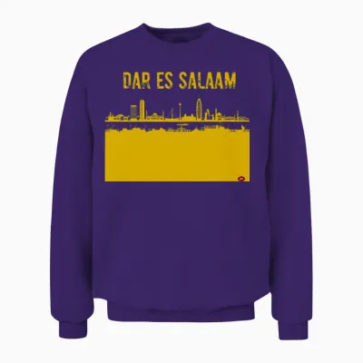 Dar Es Salaam Design Unisex Sweatshirt - Purple