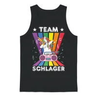 Folk Music Party Festival Outfit German Hits Unisex Tank Top - Black – 1