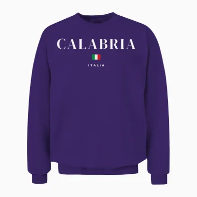 Calabre Italie Unisex Sweatshirt - Purple