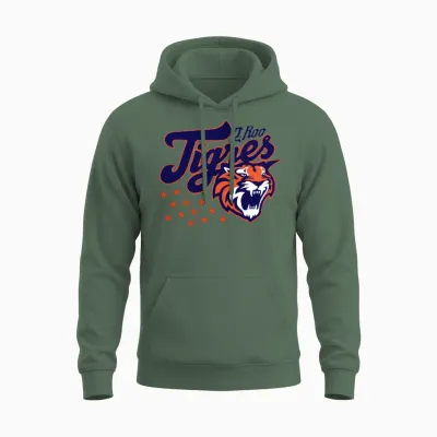 Tigres De Quintana Roo Unisex Hoodie - Military Green