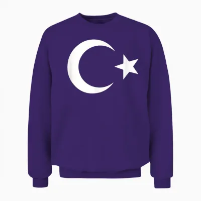 Türkei Flagge Türk Bayragi Herren Türkei Kinder Türkiye Unisex Sweatshirt - Purple