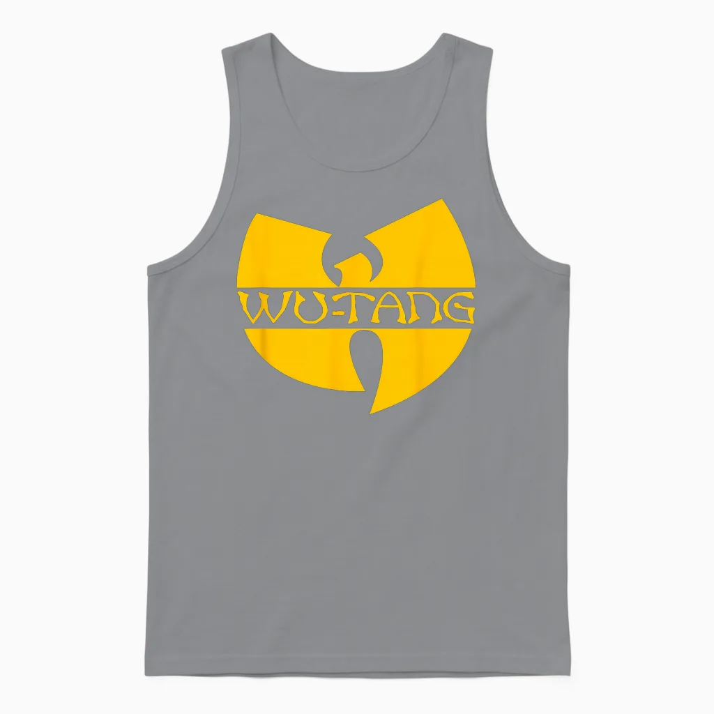 Classic Wu Tang Clan Logo Unisex Tank Top in Sport Grey