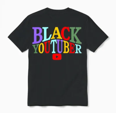 Black Youtuber Unisex T-Shirt - Black