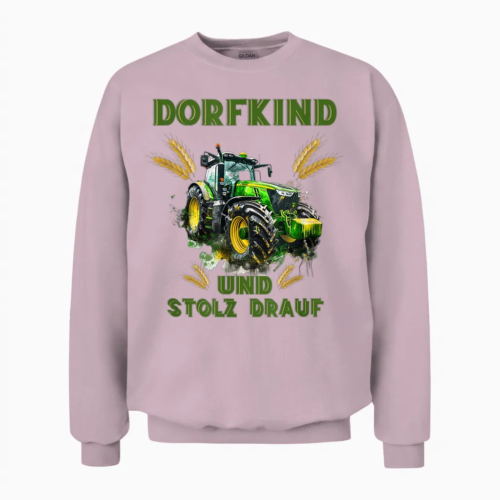 Deutz Traktor Für Das Dorfkind I Landwirtschaft Kinder Unisex Sweatshirt in Light Pink
