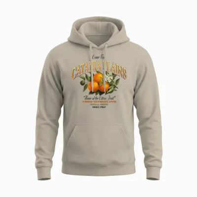 Citrus Grove Vintage Unisex Hoodie - Sand