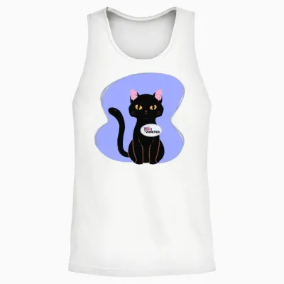 I Vomited Funny Cat American Election Voting Unisex Tank Top - White