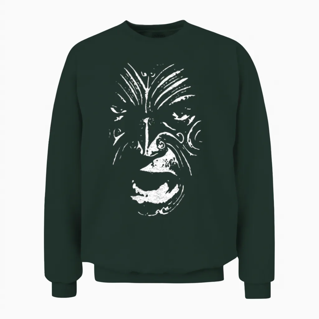 All Is Black Unisex Sweatshirt in Forest