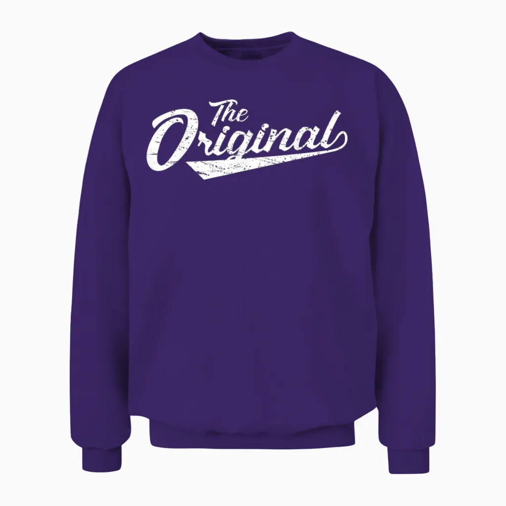 Vater Sohn Partnerlook the Original the Remix Outfit Unisex Sweatshirt in Purple
