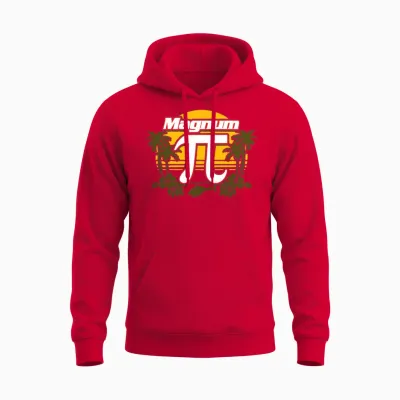 Magnum Pi Funny Unisex Hoodie - Red