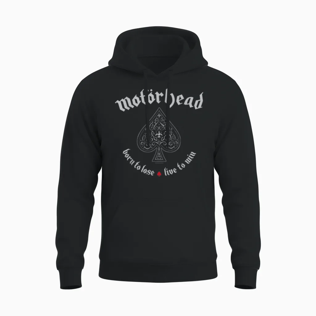 Motörhead - Born to Lose Live to Win T-Shirt Small Unisex Hoodie in Black