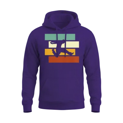 Parkour Retro Unisex Hoodie - Purple