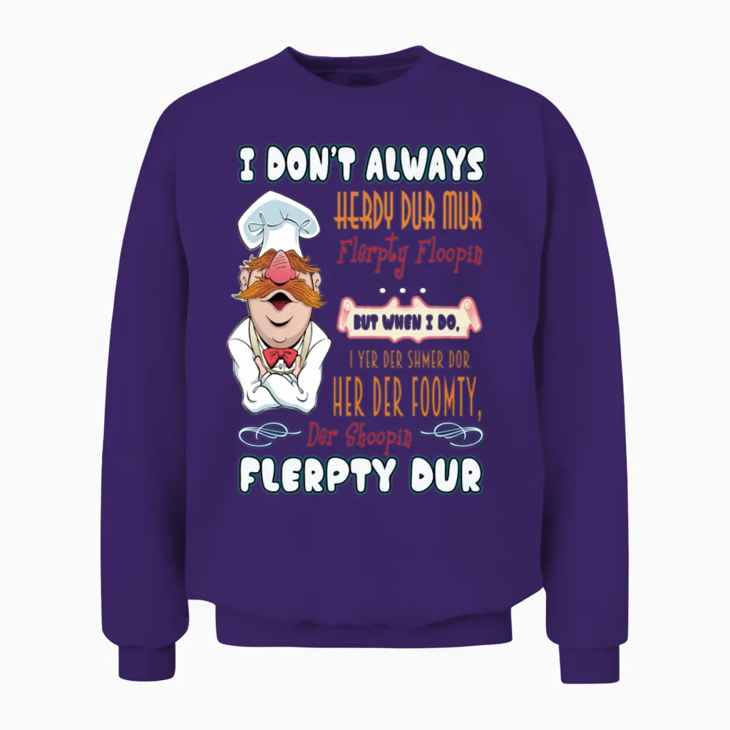 Swedish Chef Amazing! - Chefs & Cooks Unisex Sweatshirt in Purple