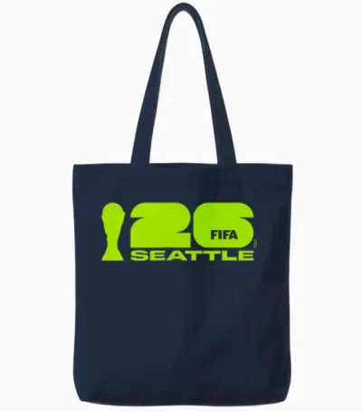 Poster Coupe Du Monde De La Fifa 26 Seattle Tote Bags - Navy