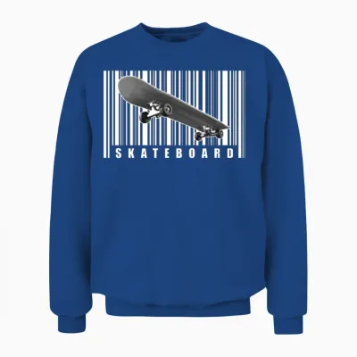 Skateboard Skateboarder Skateboarding Skater Unisex Sweatshirt - Royal