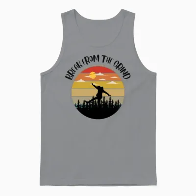 Hiking Unisex Tank Top - Sport Grey